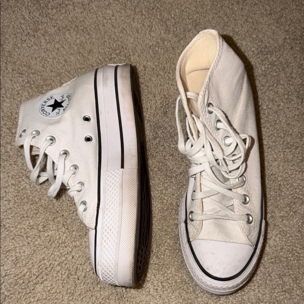 Women’s Platform Converse - White - image 2